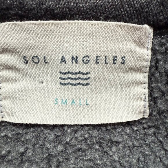 Sol Angeles Size S Charcoal Gray US Open New York City Crewneck Sweatshirt Smal - Picture 3 of 10